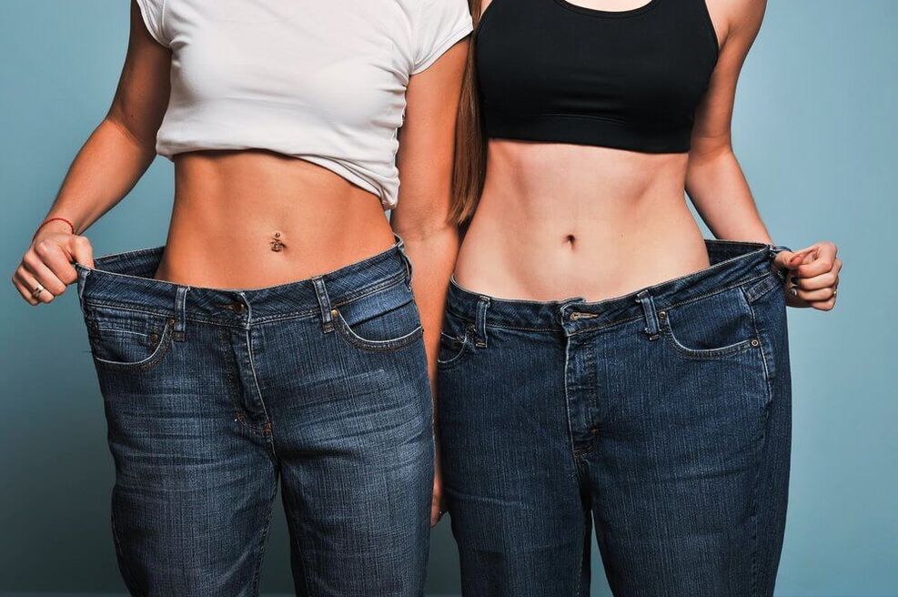 A través da dieta e do exercicio, as nenas perderon peso nun mes