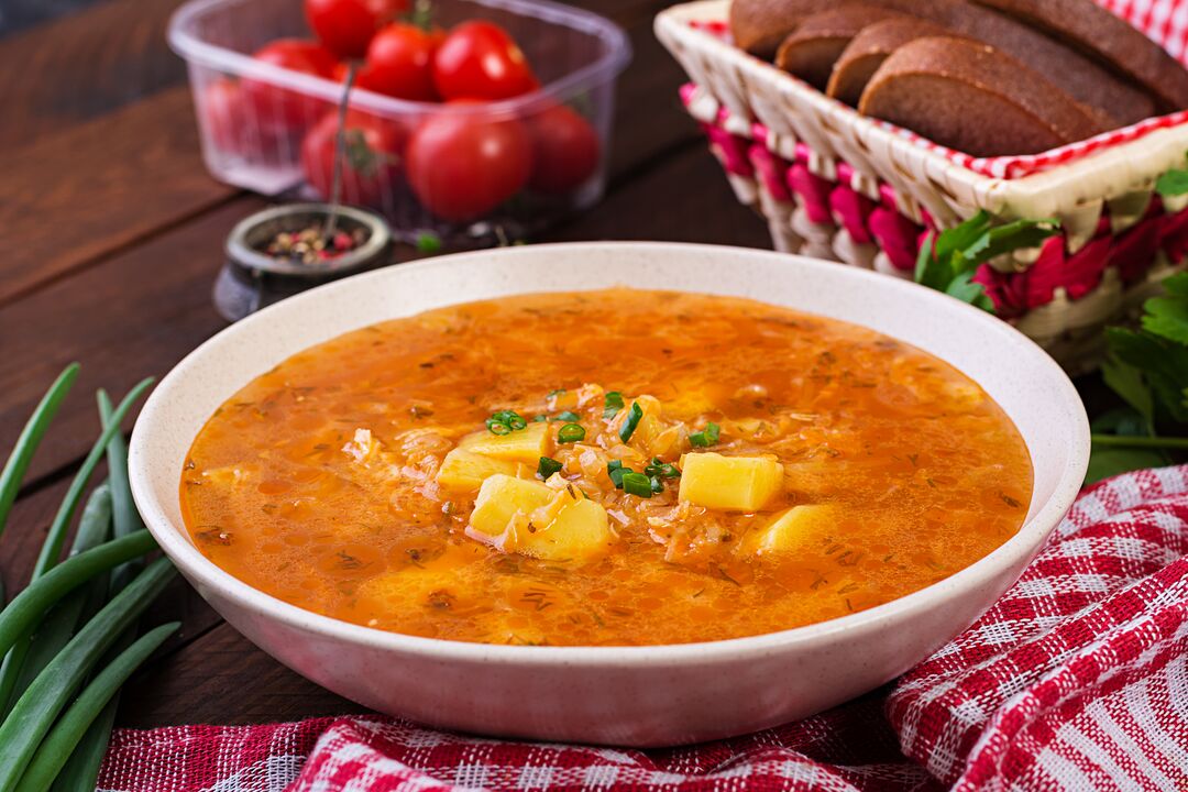 Sopa de repolo para adelgazar