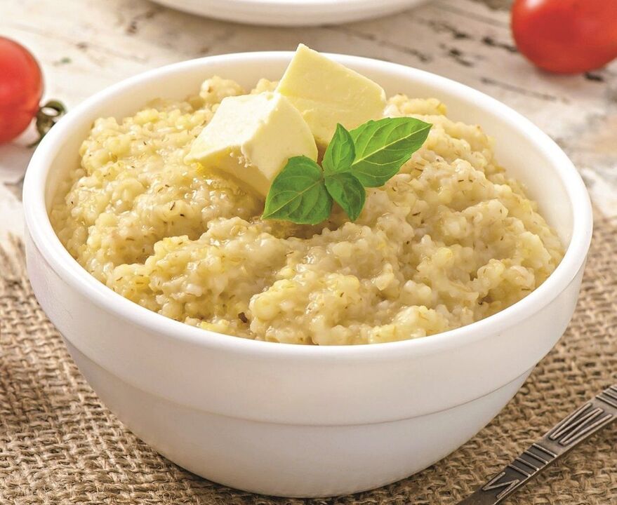 Gachas para almorzar para adelgazar