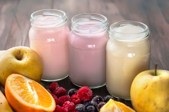 Iogur de froitas para adelgazar