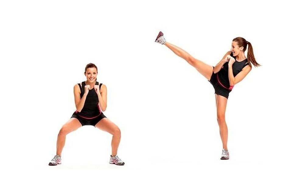Swat squats para pernas delgadas